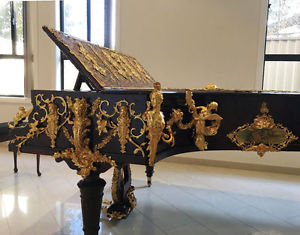 Antique FRENCH Artcase ERARD MELBOURNE Ormolu Bronze Grand Piano 1876 Paris