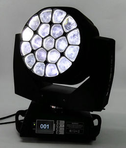 LED Moving Head Bee Eye Light/19* 15W RGBW 4 in 1 LED Bee Eye Light/LED Moving H