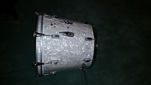 1960s Vintage TRIXON Telstar Bass Drum White Marine Pearl George Jetson! Amazing