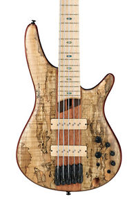 Ibanez SR5SMLTD-NTF Edición Limitada 5 Cuerdas Bajo, Natural Plana (NUEVO)