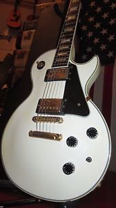 Original 1987 Gibson Les Paul Custom Lite Electric Guitar White w/ Orig Case