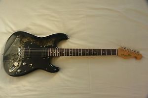 BILL LAWRENCE BL1 STRAT RARE MARBLE FINISH MADE IN JAPAN MID 80S - EARLY 90S