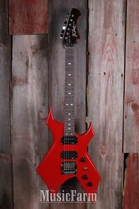 BC Rich NJ Retro Warlock Solid Body Electric Guitar Ferrari Red Kahler NJRWGFR
