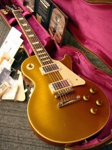 Used Gibson Custom Shop 1957 Les Paul Tom Murphy Aged 2015 Antique Gold Guitar