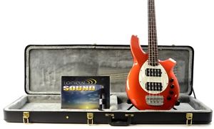 Ernie Ball MusicMan Bongo HH 4 String Bass - Tangerine Pearl w/Case - Music Man