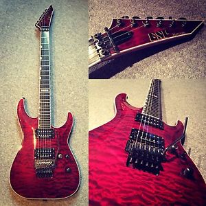 ESP Horizon FR-II Electric Guitar - See-thru Black Cherry Red With Hard Case