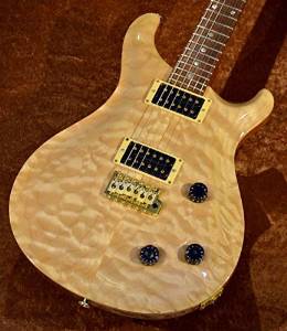 Free Shipping Used Paul Reed Smith Custom22 Quilt Gold Parts Natural 1994