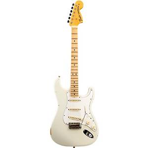 Fender Custom Shop 1970 Relic Stratocaster Electric Guitar Olympic White Rosewood