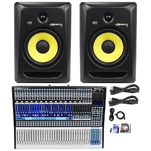 Package: Presonus StudioLive 32.4.2AI 32 Channel Digital Mixer with Active Integration + (2) KRK RP8-G3 Rokit Active 8" Inch Studio Reference Monitors
