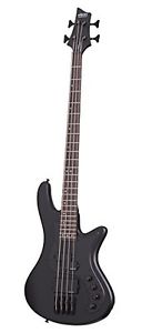 Schecter 2522 4-String Bass Guitar, Satin Black