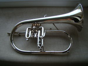 Getzen ETERNA 895 + TRIGGER  flugelhorn  MINT condition , with DOUBLE case ,