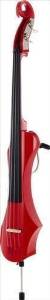 GEWA E-DOUBLE BASS NOVITA Electric Double Upright Bass Outfit, Red