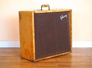 1959 Gibson GA-80T Varitone Vintage Tweed 1x15 Guitar Tube Amp Jensen GA80T