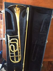 Trombone-Conn 52 H small bore/dual bore rose brass bell with F attachment