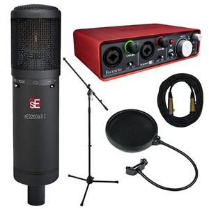 Focusrite sE Electronics 2200a II Cardioid Condenser Microphone + Focusrite