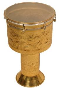 Mid-East Metal Zarb, 12-Inch, Synthetic Head (Package Of 2)