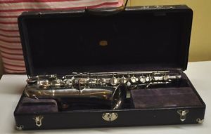 1922 ? Vintage C G Conn  Elkhart Ind C-Melody Saxophone with case Serial 92210