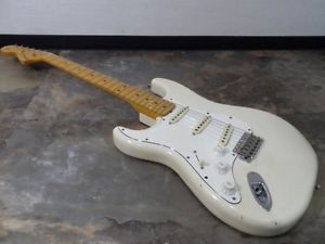 Vanzandt STV Stratocaster White Vintage Left Handed Used Electric Guitar Japan
