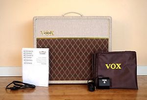 2016 Vox AC15 Hand Wired 1x12 Tube Amp AC15HW1 Fawn w/ Cover, Ftsw, Celestion