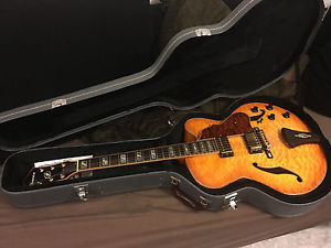 Ibanez AF125 AMB Artcore Custom, Gibson  490R/498T pups, hardcase