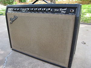 1965 fender pro reverb guitar amplifier