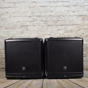 (2) Mackie DLM12 Mains W/ Bags