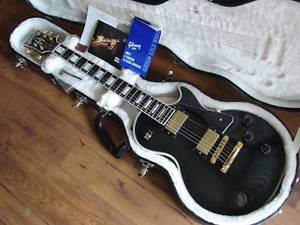 2013 GIBSON LES PAUL CUSTOM LITE  EBONY ONLY 250 PRODUCED DISCONTINUED EDITION