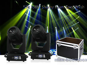 17R 350W Beam Spot Wash Zoom Moving Head DMX DJ Club American w/flight case