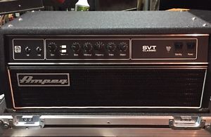 Ampeg SVT-CL Classic Bass Head 300 watt Guitar Amp. Road Case Is Included.