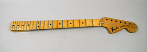 1975 VINTAGE FENDER STRATOCASTER GUITAR NECK ORIGINAL USA STRAT MAPLE 3 BOLT