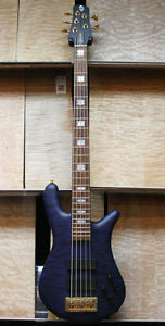 Free Shipping New Spector Euro 5 LX Black & Blue Satin Matte Electric Bass