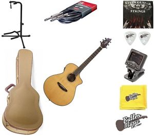 Breedlove Pursuit Concert Cedar Top A/E Guitar w/Gold Hardcase, cable + More!!!