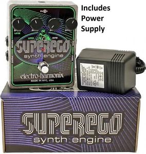Electro Harmonix Superego Synth Engine Guitar Effect Pedal w/ Power Supply