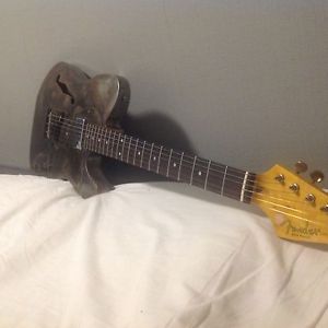Telecaster thinline metal body with Fender neck