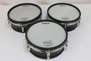THREE Roland PD-105 BK V Drum 10