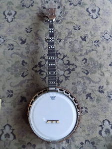 Circa 1930s-1950s Vintage 5 String Banjo made in USA MAHOGANY