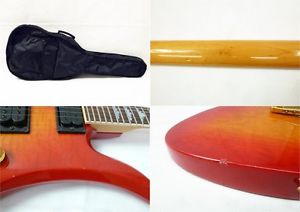 Burny MG-85X Mockingbird Graphic Flame & Basswood Body Used Electric Guitar JP