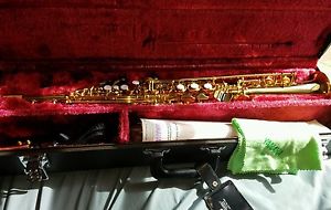 Yamaha YSS-475 Intermediate Level Soprano Saxophone, Great Condition!