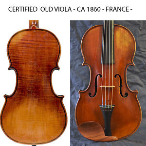 A fine old French viola Sartory year 1860 - Certificate !