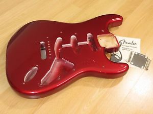 Fender Stratocaster Body Custom Shop '65 NOS Strat Body Candy Apple Red Global!