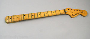 1974 VINTAGE FENDER STRATOCASTER GUITAR NECK ORIGINAL USA STRAT MAPLE 3 BOLT