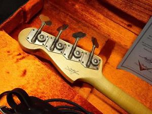 Fender Custom Shop 1964 Jazz Bass Olympic White NOS Used  w/ Hard case