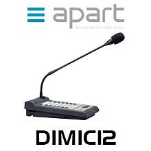 Apart DIMIC12 Selective Programmable Digital Paging Station For AC12.8