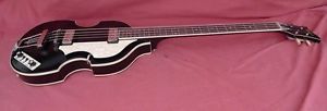 Hofner HCT 500/1 BEATLE BASS GUITAR Contemporary VINTAGE STYLE BLACK & HARD CASE
