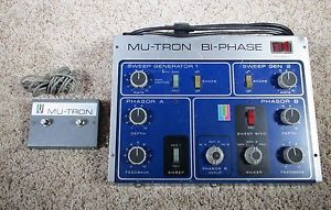 Musitronics Mu-Tron Mutron BI-PHASE PHASER SHIFTER MUSITRONICS with FOOTSWITCH