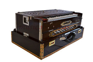 KOLKATA SCALE CHANGER~HARMONIUM~9 SCALE TRIPPLE REED~BASS/MALE/FEMALE BINA~BAJA