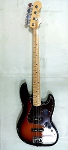Fender American Standard Jazz Bass, Maple Fretboard / 3-Color Sunburst Electric