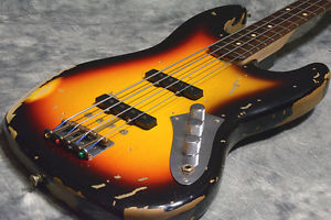 Fender: Jaco Pastorius Relic Tribute Jazz Bass 3-Color Sunburst USED