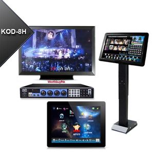 KTV Karaoke System Jukebox 3TB HD+10"Touch Pad +19'Touch Screen With Songs HDMI