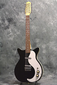 Danelectro / 59/12 strings Black w/SoftCase From Japan Used #U229